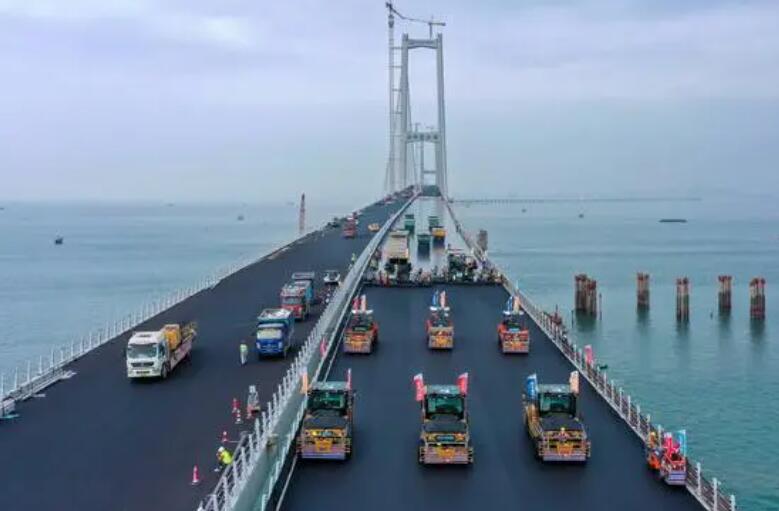 世界最大規(guī)模！深中通道鋼橋面全部完成鋪裝